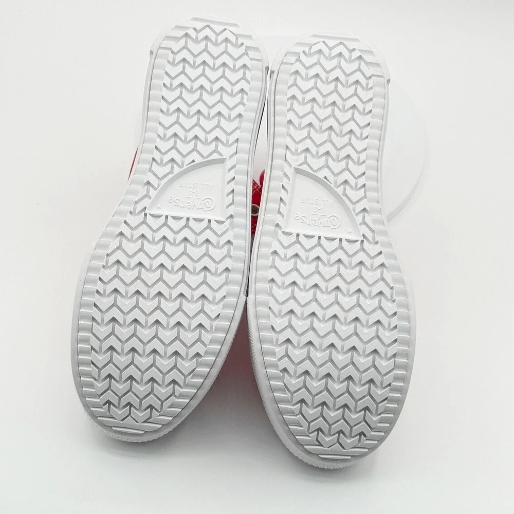 Converse Chuck Taylor All Star Lift Double Stack High Red Size 8 Womens - New - Picture 7 of 10